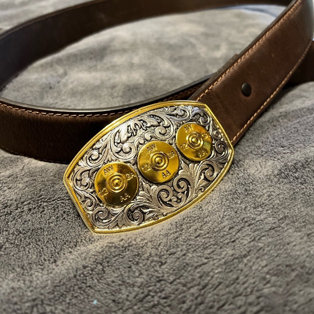 Belt with buckle